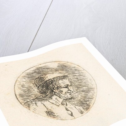 Bust of an unknown man by Christina Chalon