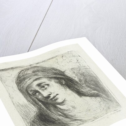 Young woman by Jan Chalon