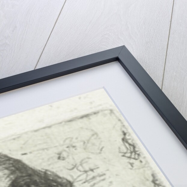 Man with cane by Jan Chalon