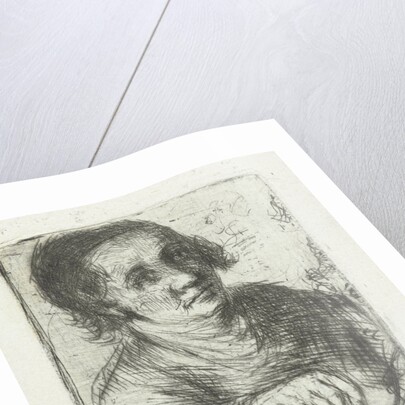 Man with cane by Jan Chalon