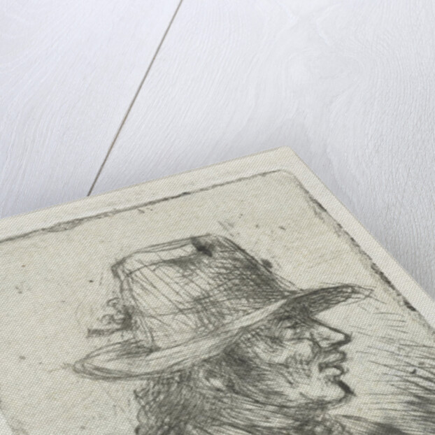 Man with hat by Jan Chalon
