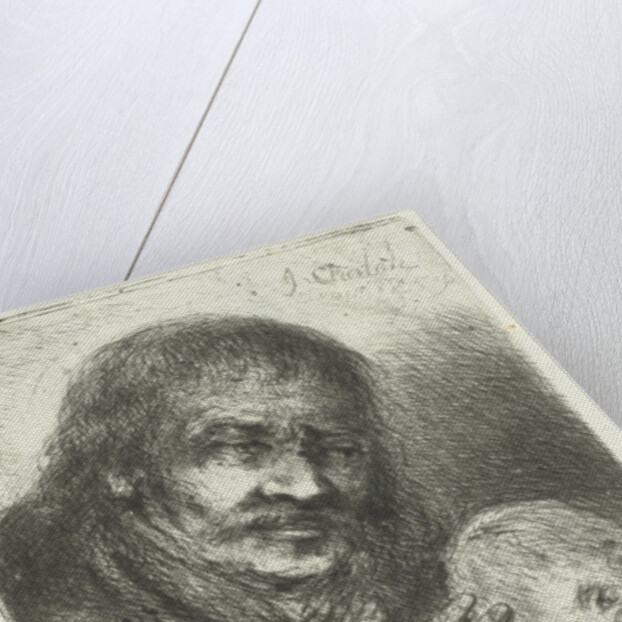 Man and child at the dinner table by Jan Chalon