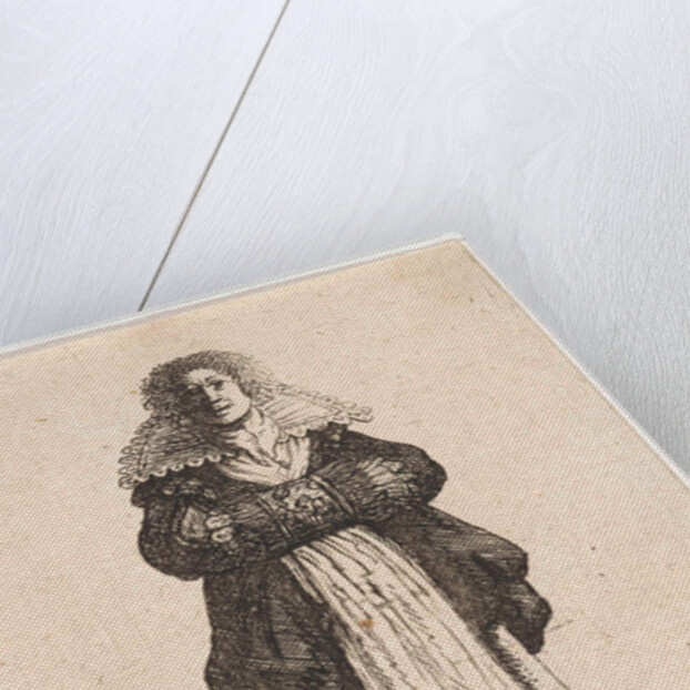 Woman with sleeve by Jan Gillisz. van Vliet