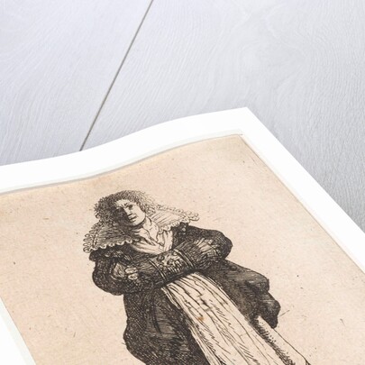 Woman with sleeve by Jan Gillisz. van Vliet