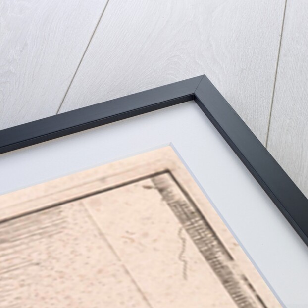 Smoking farmer by the fire by Anonymous