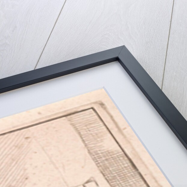 Seated farmer with jug and pipe by Anonymous