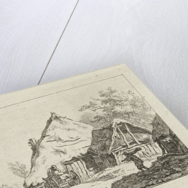 Weagon for a farm by Carel Lodewijk Hansen