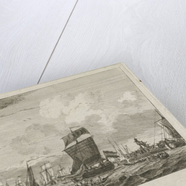 ships heading in Vlaardingen by Gerrit Groenewegen