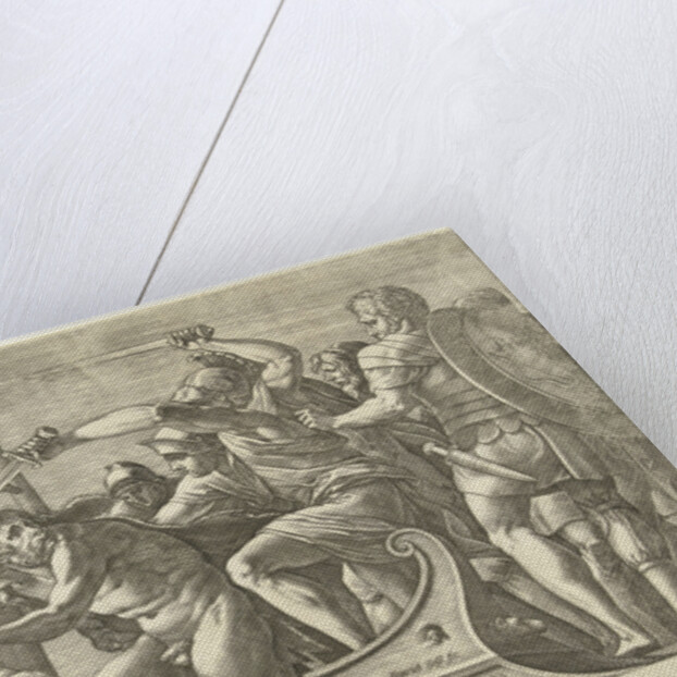 Hercules fights with Geryoneus (?) by Servatius Rosenbleck