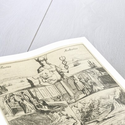Several events in Europe in the year 1655 awarded by Mercury by Pieter Casteleyn