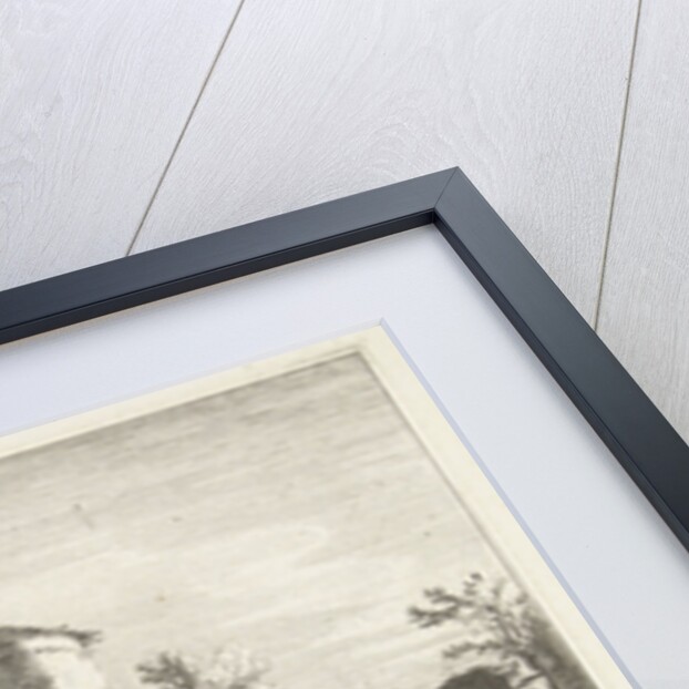 Men and a mule on the Appian Way, Via Appia by Jan Both