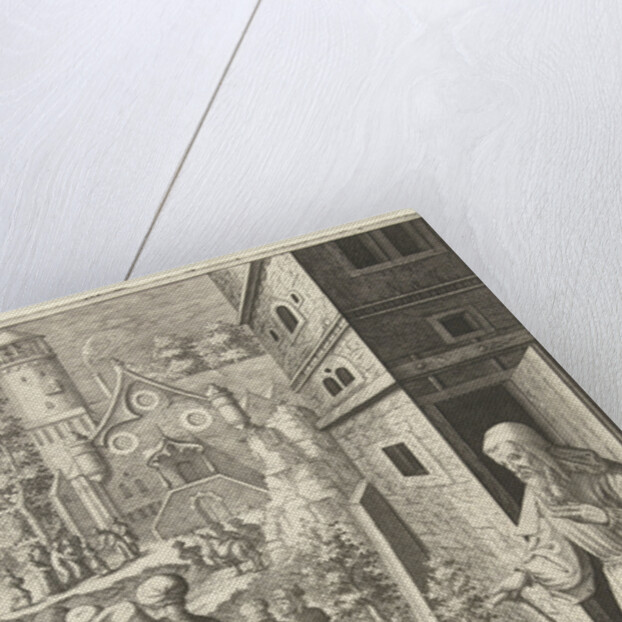 Joseph's brothers go to Egypt with Benjamin by Lucas van Leyden