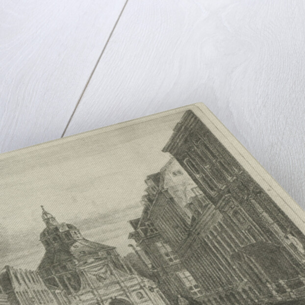 View of the Gate Wittevrouwen Utrecht by Jan van Lokhorst