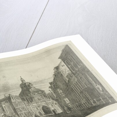 View of the Gate Wittevrouwen Utrecht by Jan van Lokhorst