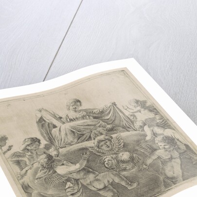 Justice surrounded by putti and cherubs by Anonymous