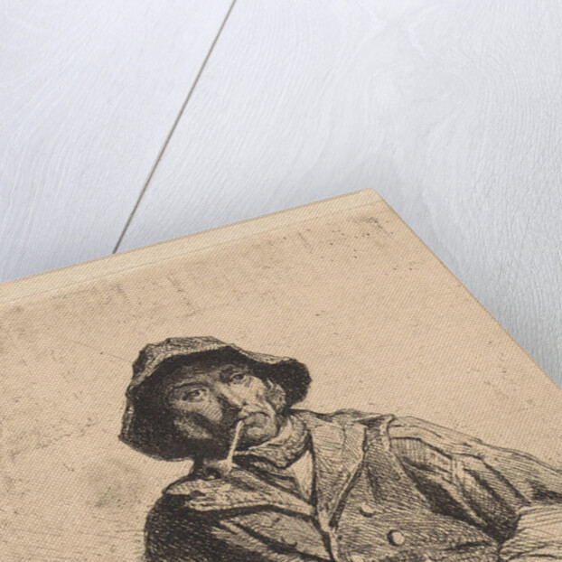 Sailor with a pipe by Hendrik Jacobus Scholten