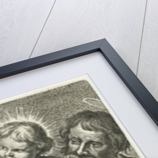 Joseph with Christ Child crown put on head of Mary by Martinus van den Enden