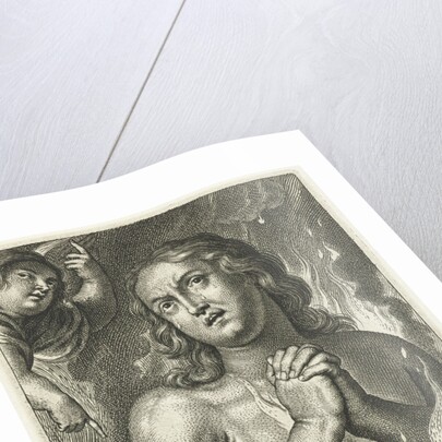 soul in purgatory pray for mercy by Cornelis Galle II