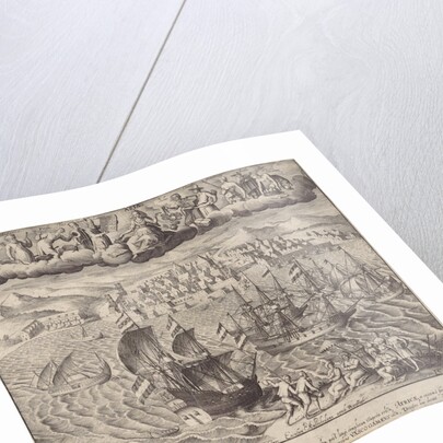 View of the city Bantam by Dirck Pietersz. Voscuyl