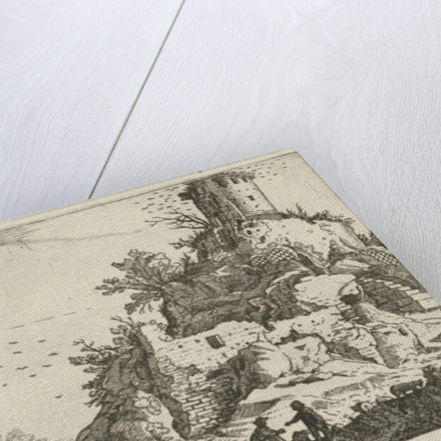 Ruins of a tower by Anonymous