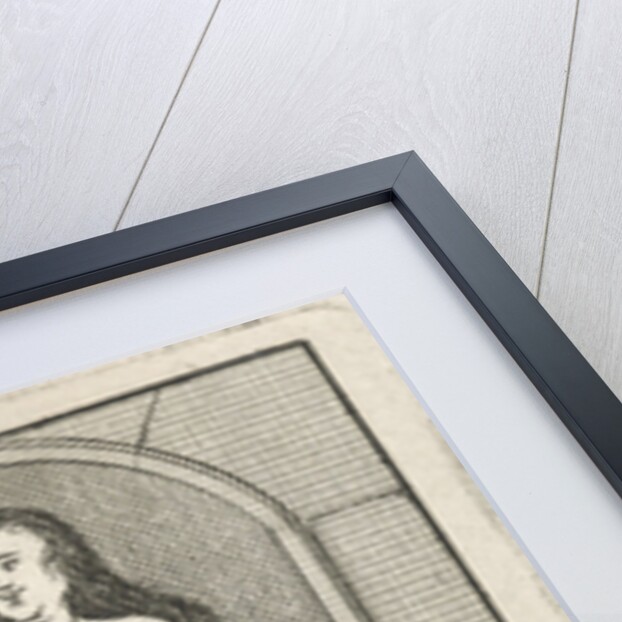 Niche with the statue of a mermaid by Caspar Jacobsz. Philips