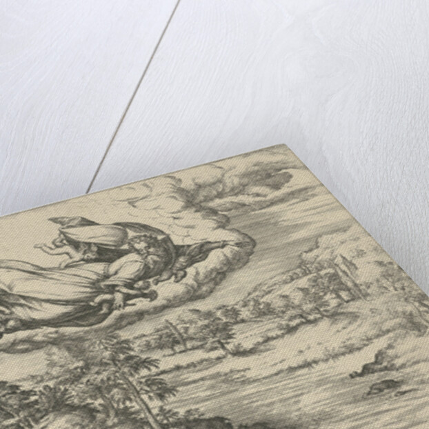 God creates water and land by Symon Novelanus