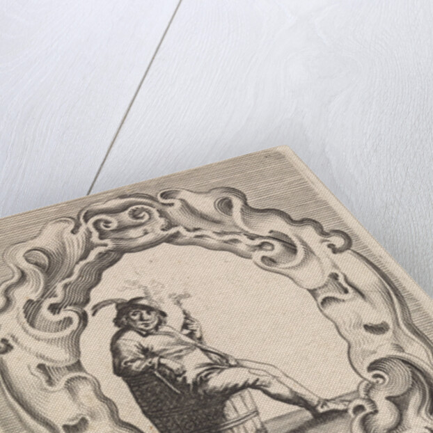 Incumbent pipe-smoking farmer by Nicolaes Visscher I