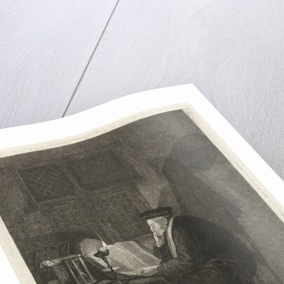 Philosopher in his study by Quiringh Gerritsz. van Brekelenkam