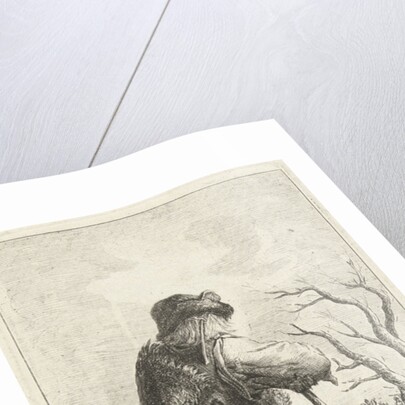 Man leaning on a stick by Nicolaes Visscher I