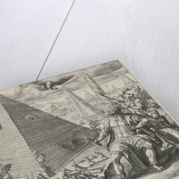 Pyramids of Egypt, Magdalena van de Passe by Crispijn van de Passe I