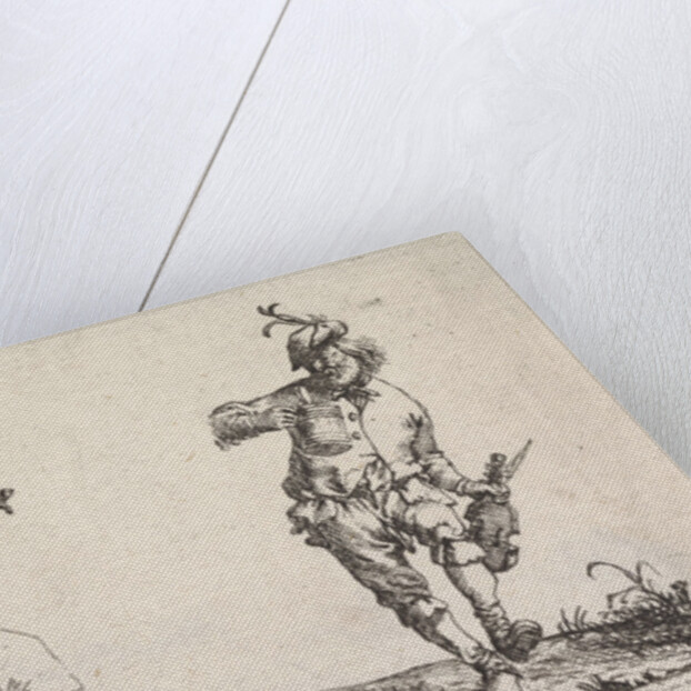 Dancing farmer and rancher by Pieter Jansz. Quast