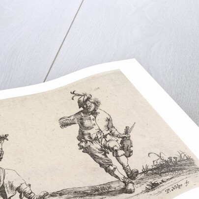 Dancing farmer and rancher by Pieter Jansz. Quast