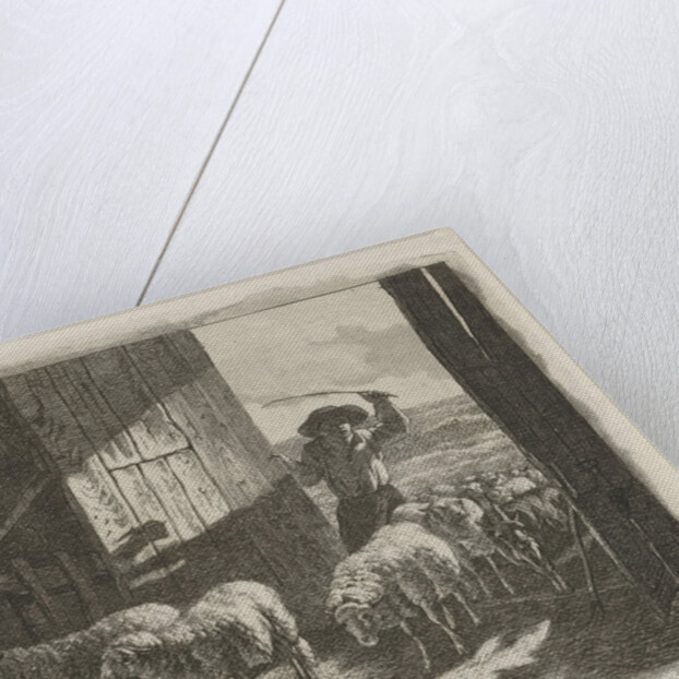 Sheepfold by Frédéric Théodore Faber