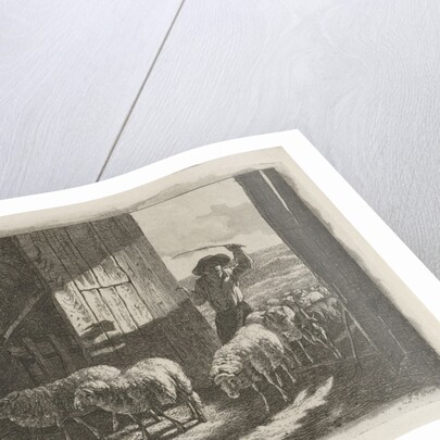 Sheepfold by Frédéric Théodore Faber