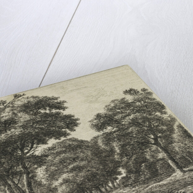 Marskramer with a water feature by Anthonie Waterloo