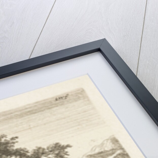 Double waterfall by Anthonie Waterloo