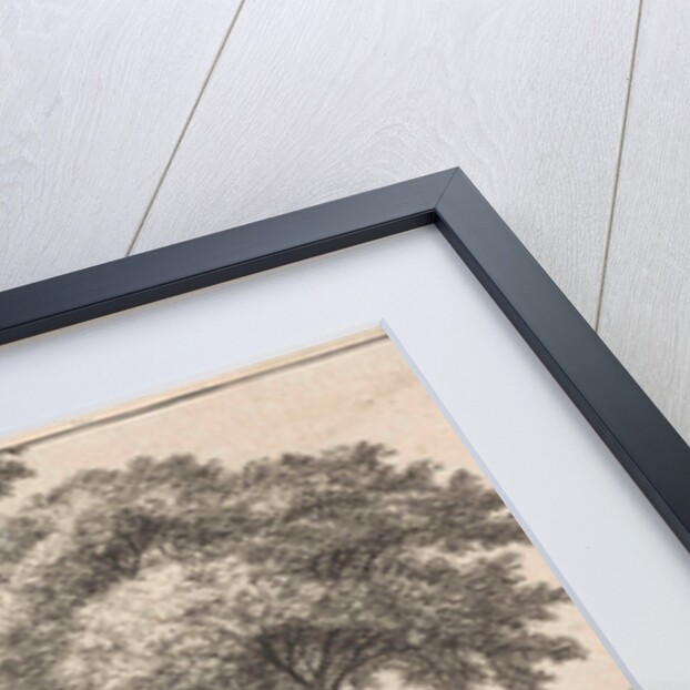 House on the banks of a river, Anthonie Waterloo by Josua & Reinier II Ottens