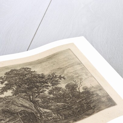 Farm waterfront by Anthonie Waterloo