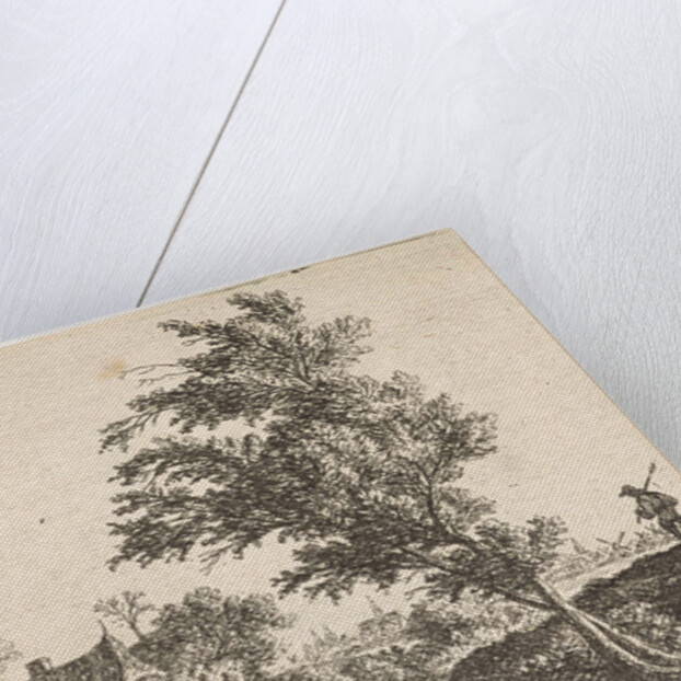 House on the waterfront, Anthonie Waterloo, Basan et Poignant by Pierre François Basan