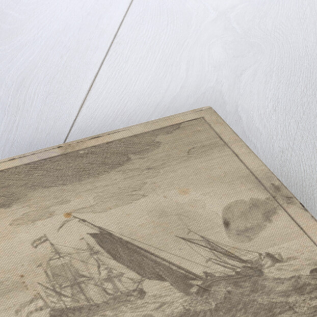 Choppy sea with a three-master by Adam Silo