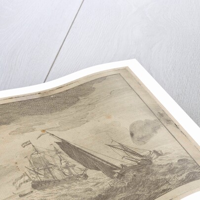 Choppy sea with a three-master by Adam Silo