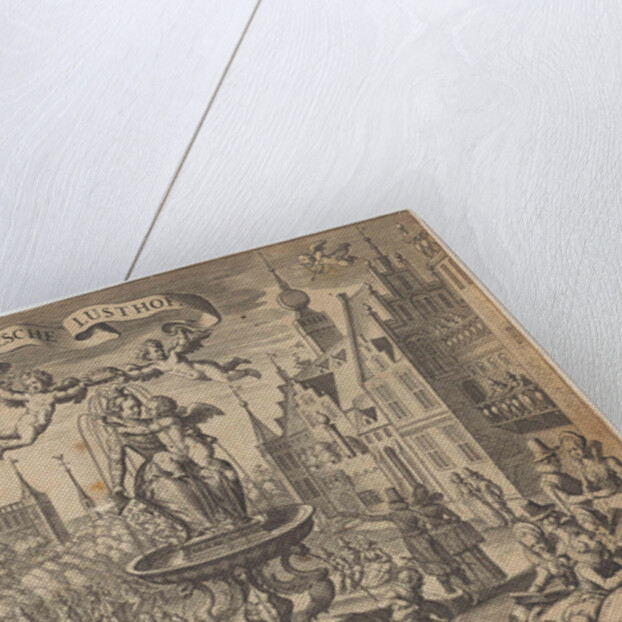 Fountain with Frisian Virgin by Paulus Aertsz. van Ravesteyn