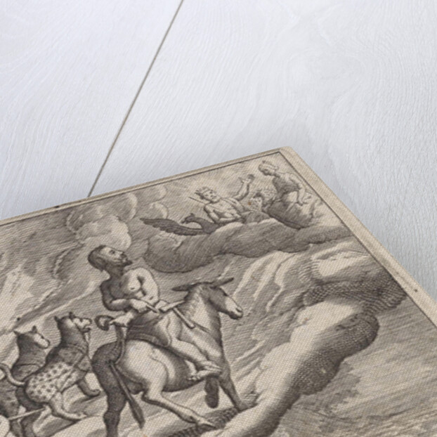 Return of Vulcan with Bacchus by Jacob Matham