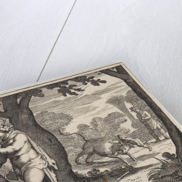 Bacchus and Ampelus by Jacob Matham