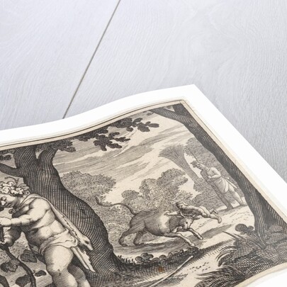 Bacchus and Ampelus by Jacob Matham