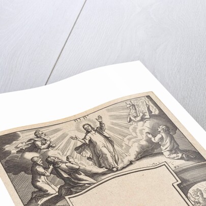 Design for a title page by Pieter Serwouters