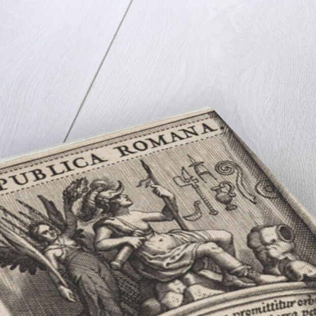 Rome crowned by Fame by Abraham Elzevier I