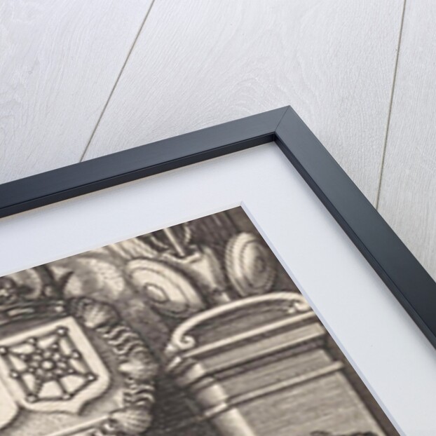 Allegory with a woman and a Roman soldier by Abraham Elzevier I