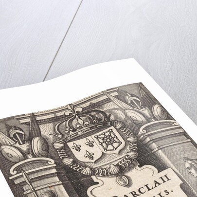 Allegory with a woman and a Roman soldier by Abraham Elzevier I