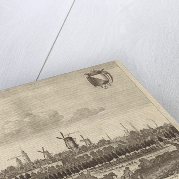 View of Utrecht from the west (plate IV) by Reinier & Josua Ottens